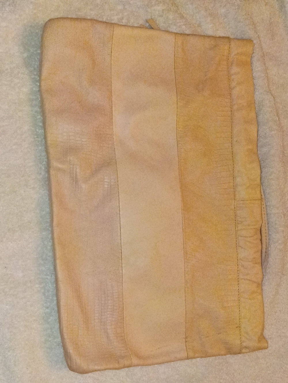 Vintage Real Leather Pink Pocket Book